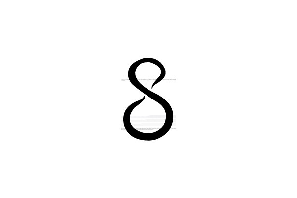 Black Infinity Symbol