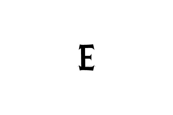Uppercase Letter E