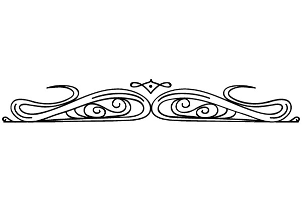 Elegant Vintage Flourish Border
