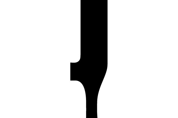 Silhouette of a Knife