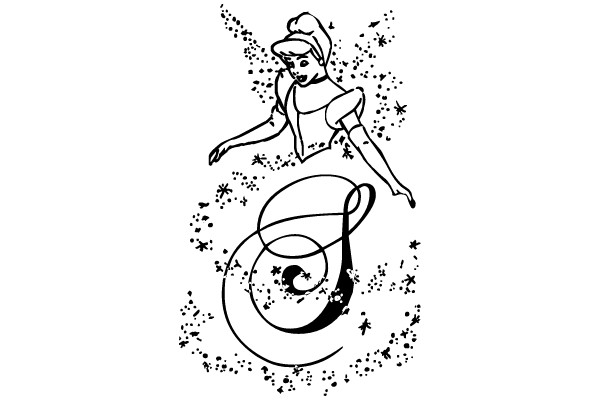 Whimsical Whirl: A Dance of Stars and Shadows
