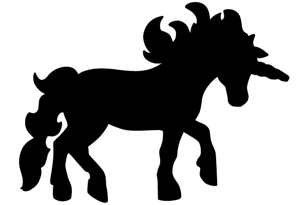Shadowy Stallion Silhouette