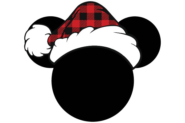 Mickey Mouse in a Santa Hat