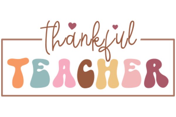 Thankful Teacher: A Sign of Appreciation
