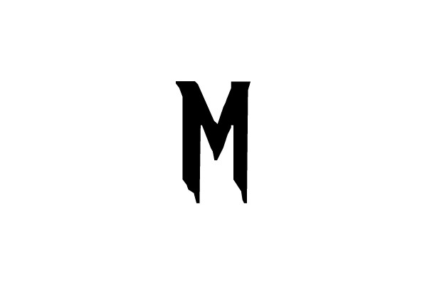 Bold Capital Letter M