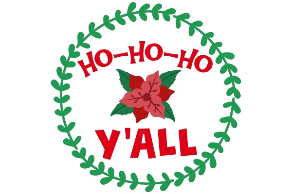 Ho-Ho-Ho Y'all Holiday Wreath