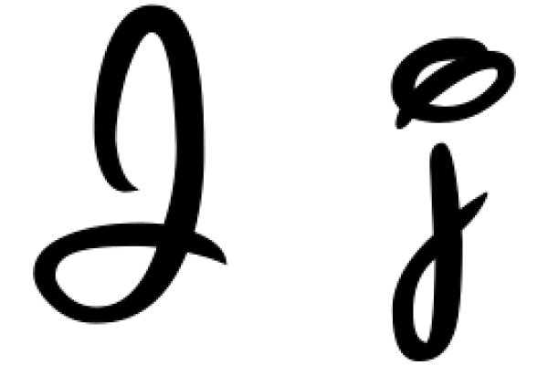 Handwritten Text: 'J' in a Curly Script