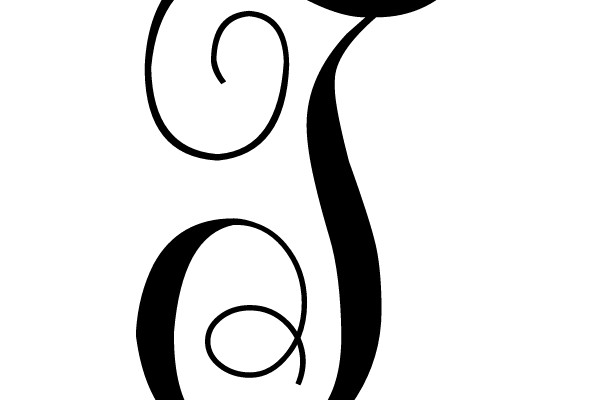 Elegant Swirling Monogram