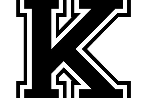 Bold Letter 'K'