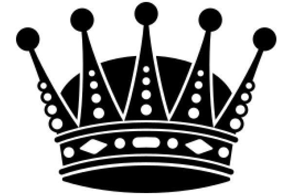 Monochrome Crown Icon: A Symbol of Royalty and Power