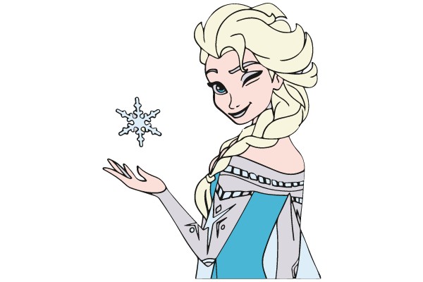 Frosty Friendship: The Snowflake's Tale