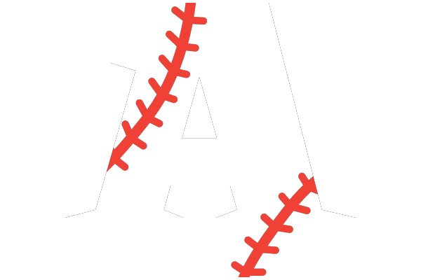 Baseball Letter 'A' Logo