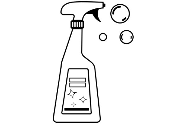 A Cleaning Spray with a Built-In Screen for Measuring Dosage