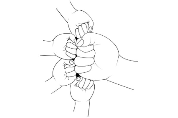 Unity in Strength: A Illustration of Human Connection