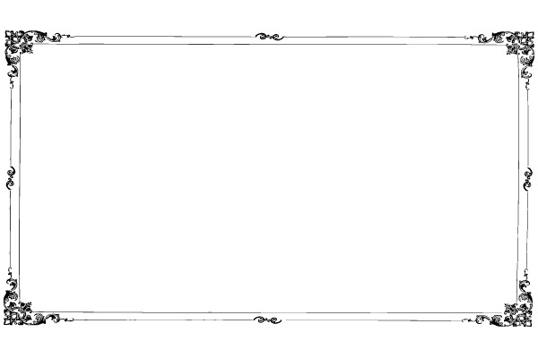 Classic Elegance: A Vintage Frame with Flourishes
