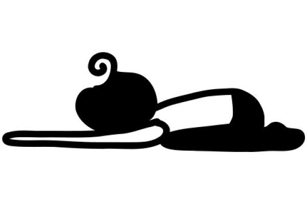 A Whimsical Illustration of a Cat and a Ball