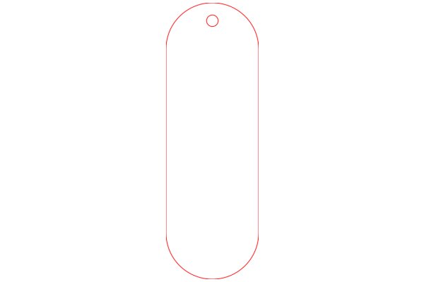 A Solid Red Oval on a White Background