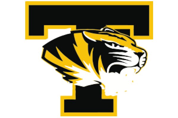 Vivid Tiger Mascot Logo with Yellow and Black Colors