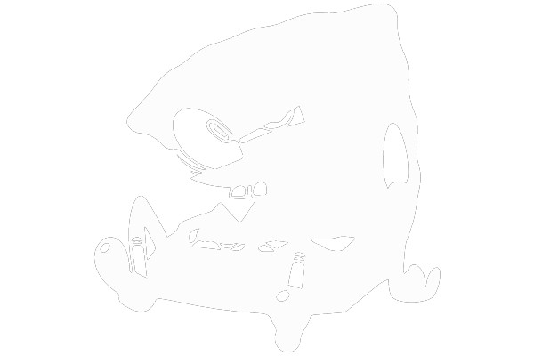 SpongeBob SquarePants in a Relaxed Pose