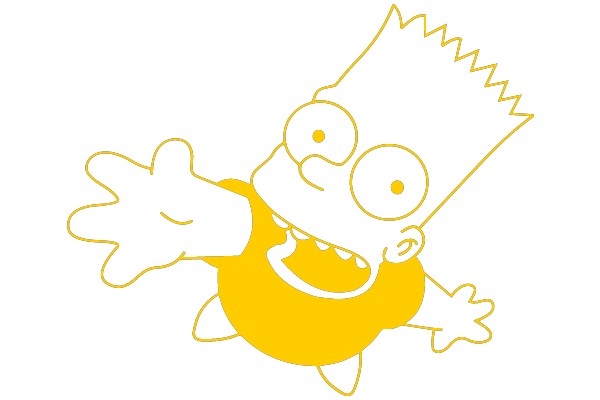 Bart Simpson in Yellow Outfit