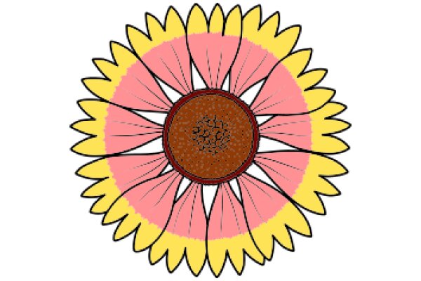 Vibrant Flower Illustration: A Colorful Display of Nature's Beauty