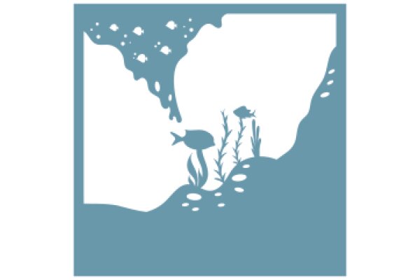 Underwater Ecosystem: A Silhouette Artwork