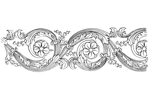 Elegant Vintage Flourish Ornament