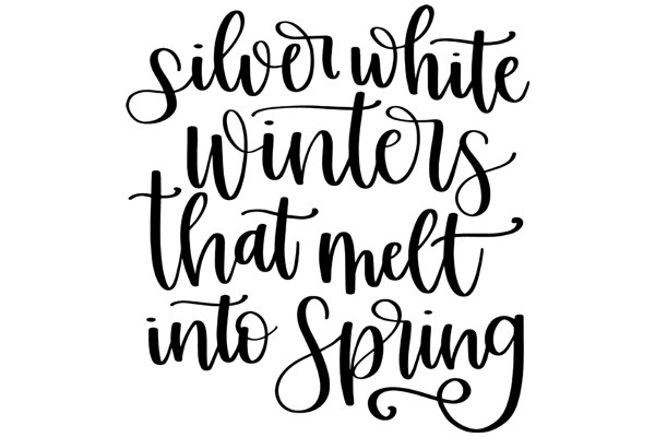 Silver and White: A Poetic Ode to Spring