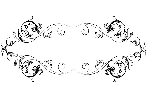 Ornate Vintage Flourish Frame Design