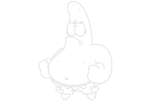 Patrick Star Outline
