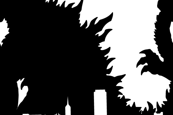 Godzilla Silhouette