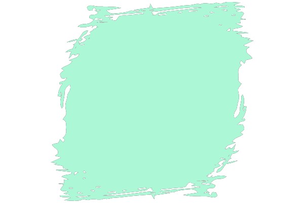Artistic Ink Splatter Frame