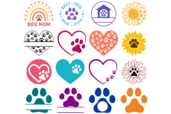 A Collection of Adorable Dog Mom Logos