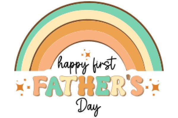 Happy Father's Day: A Colorful Rainbow Celebration