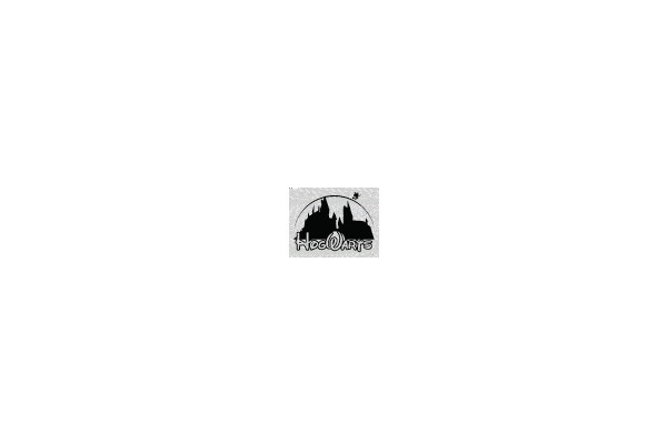 Hogwarts logo silhouette.