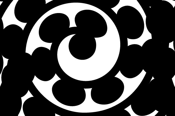 Pattern: A Symmetrical Design of Circles and Ovals