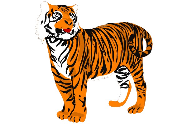 Roaring Majesty: The Tiger's Power and Grace