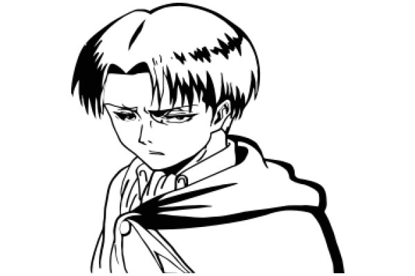 A Moment of Contemplation: The Anime Character's Thoughtful Expression