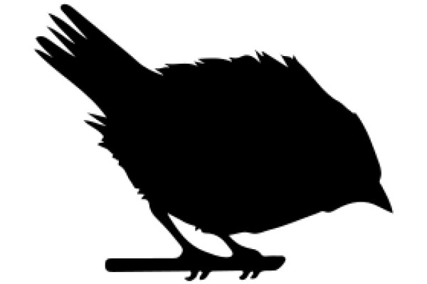 Silhouette of a Bird in Flight