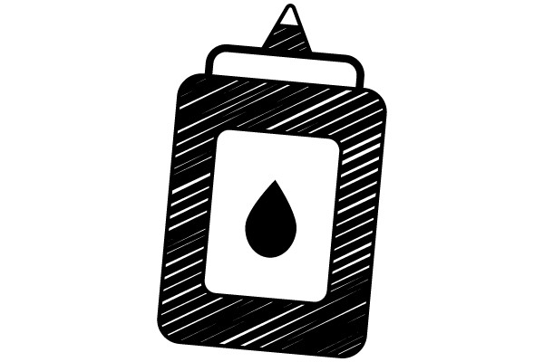 Clipboard with Drop Icon