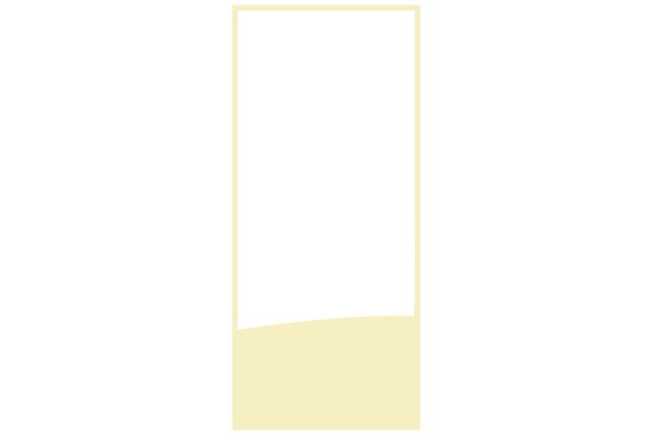 Simplistic Yellow Rectangle on White Background