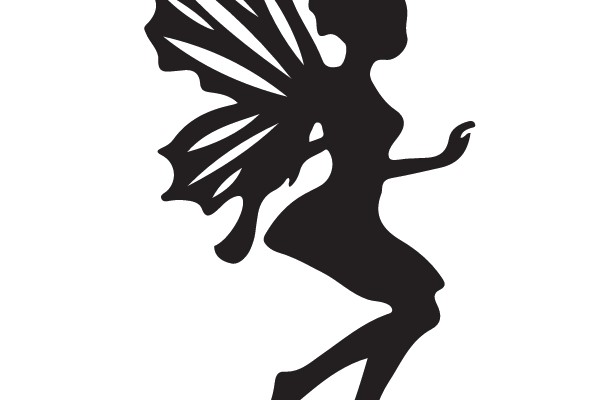 Fairy Silhouette in Flight