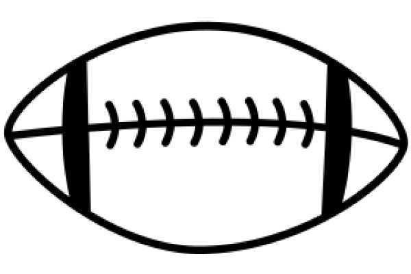 A Football Icon in a White Background