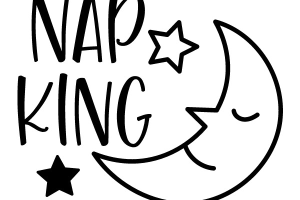 Nap King: A Whimsical Logo for a Cozy Bedtime Story