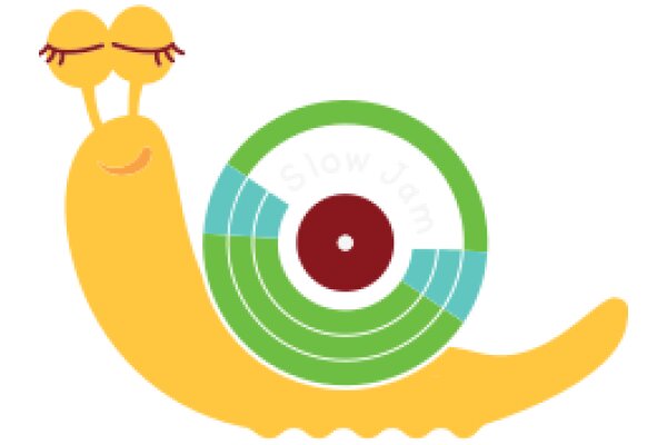 A Playful Illustration of a Snail's Musical Journey