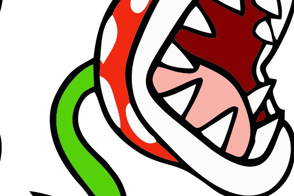 Snarling Carnivorous Plant: A Study in Color and Form