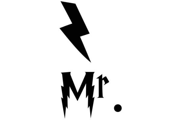 Stylized Logo with a Lightning Bolt and the Letter 'M'.