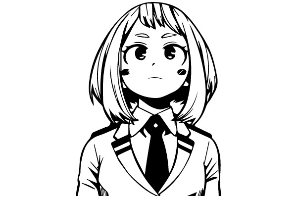 Portrait of a Concerned Female Character