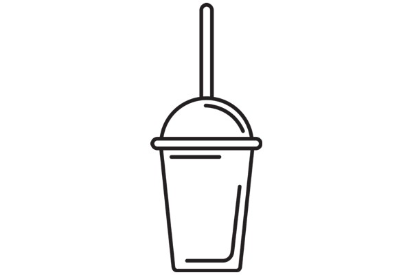 Simplistic Icon of a Cup with a Handle