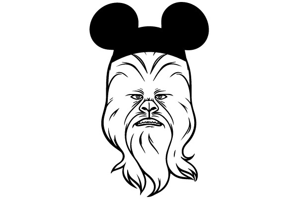 Chewbacca Mickey Mouse Ear Headband